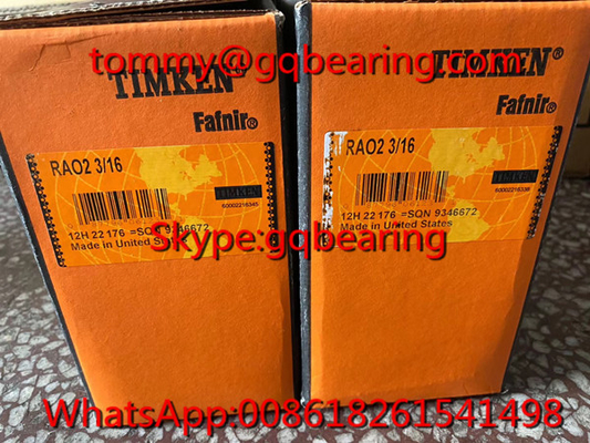 Bahan besi cor TIMKEN RAO2 3/16 Dua baut Medium Duty Pillow Block Ball Bearing