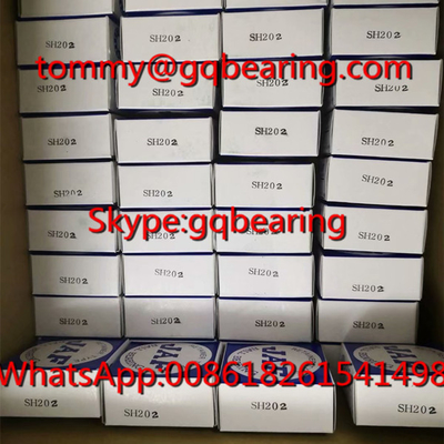 Asal Jepang Gcr15 Steel Cage SH202 Flange Deep Groove Ball Bearing 15*47*11mm