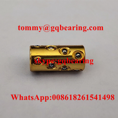 10mm Panjang Perunggu BK3510A Ball Cage Bearing Linear Motion Bearings