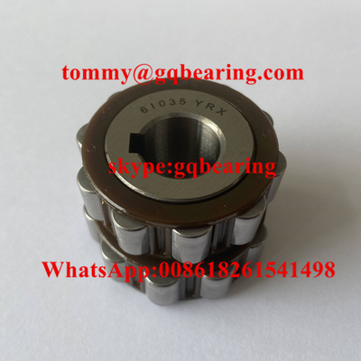 61035 YRX Eksentrik Jenis Roller Cylindrical Bearing Untuk Gear Reducer