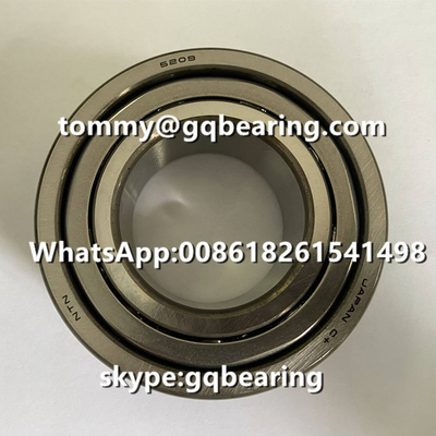 5209S Steel Cage Double Row Ball Bearing OD 85mm Untuk Mesin CNC