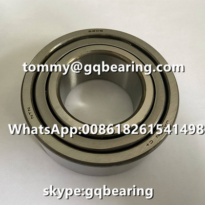 5209S Steel Cage Double Row Ball Bearing OD 85mm Untuk Mesin CNC