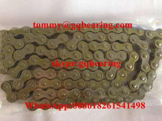 12.7mm Pitch 40MN 428H Motorcycle Chain Nickel Plated ISO9001 rantai baja tahan karat