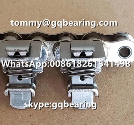 12.7mm Pitch SUS304 Stainless Steel Gripper Chain Vacuum Seal