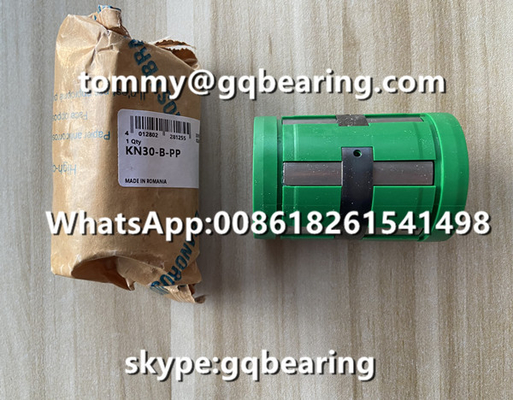 KN30-B-PP Tipe tertutup Bal Linear Bearings Shaft Diameter 30mm OD 47mm