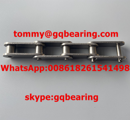 50.8mm SUS316 C2080H Double Pitch Conveyor Chain Anti Korosi Rantai baja tahan karat