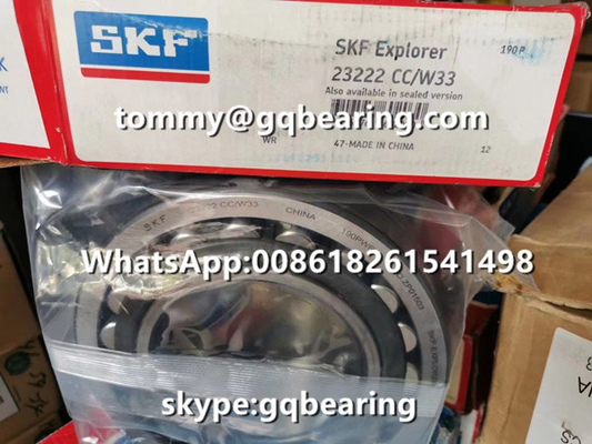 Garis tunggal Gcr15 Baja Rol Spherical Bearing P5 23222 CC/W33
