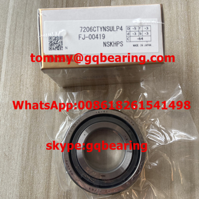 7206CTYNSULP4 Bearing kontak sudut P6 Spindle Ball Bearing