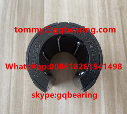 Jenis terbuka Plastik Linear Ball Bearing SUPER24OPN 38.1mm Bore linear motion ball bearing