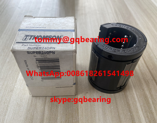 Jenis terbuka Plastik Linear Ball Bearing SUPER24OPN 38.1mm Bore linear motion ball bearing