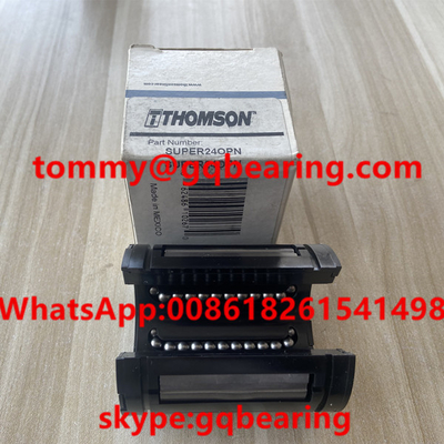 Jenis terbuka Plastik Linear Ball Bearing SUPER24OPN 38.1mm Bore linear motion ball bearing